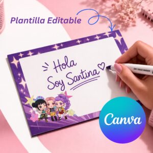 Pizarritas Imprimibles Personalizables – Editable en Canva