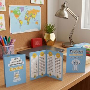Tablas de Multiplicar librito Modelo Mundial