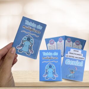 Tablas de Multiplicar librito Modelo Stich